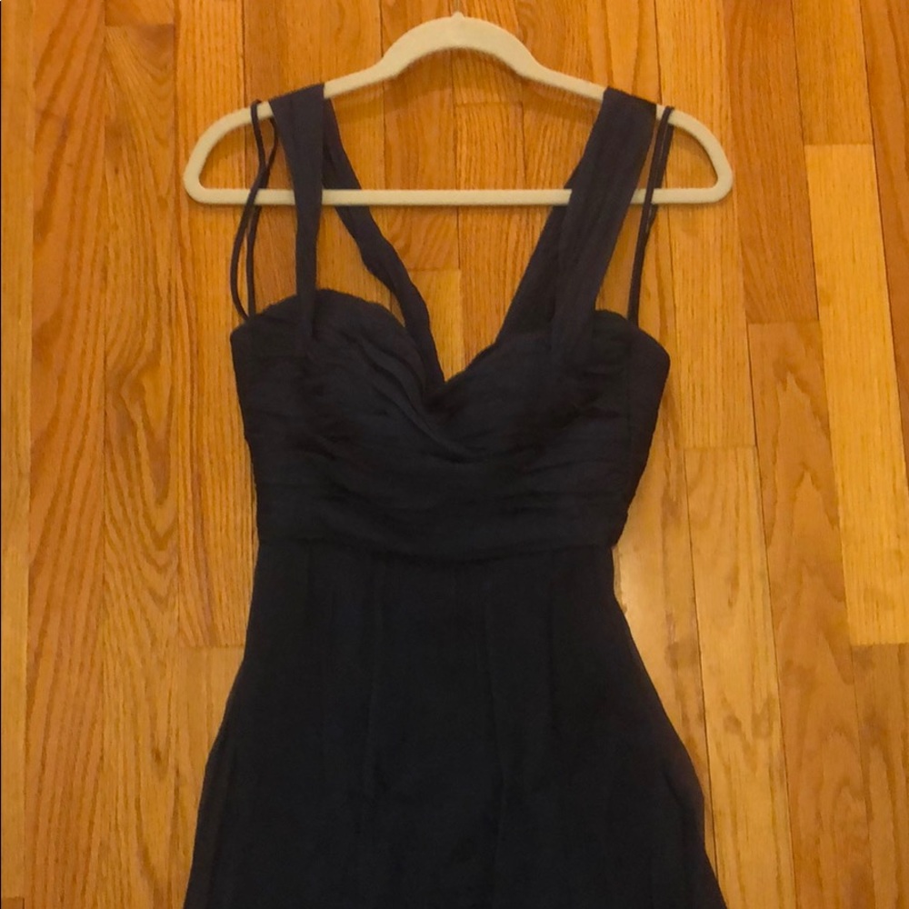 AMSALE GOWN NAVY SZ 0